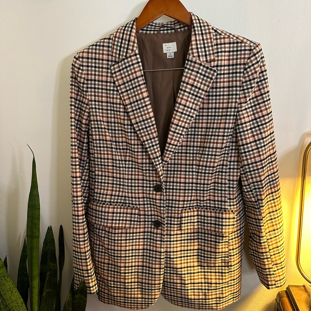 Plaid Women's Blazer